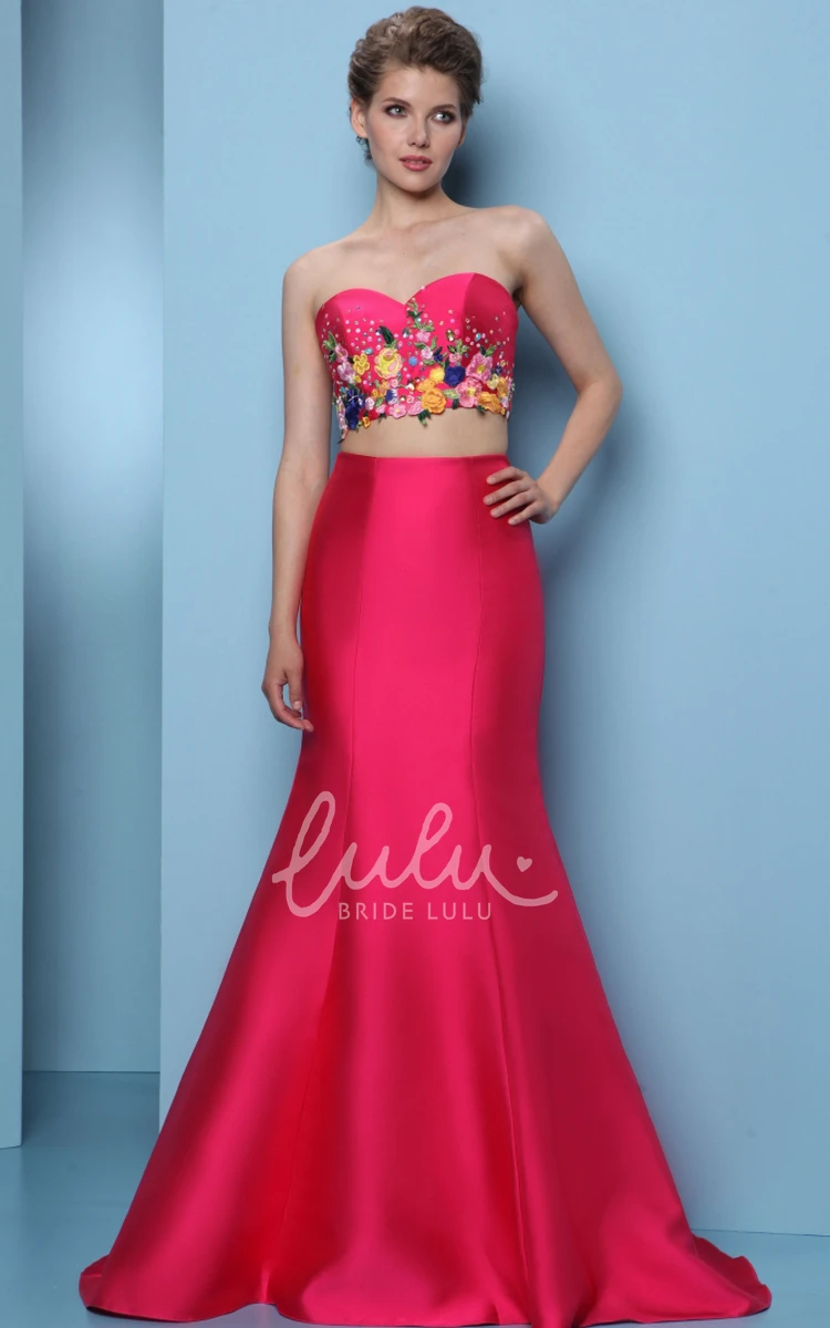 Sweetheart Mermaid Prom Dress with Embroidery and Sequins