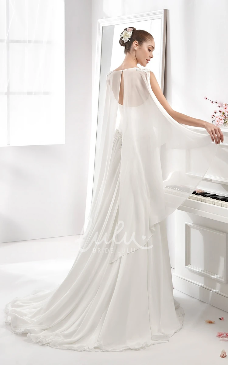 Appliqued Waistline Strapless Wedding Dress with Pleated Draping Skirt Unique Bridal Gown