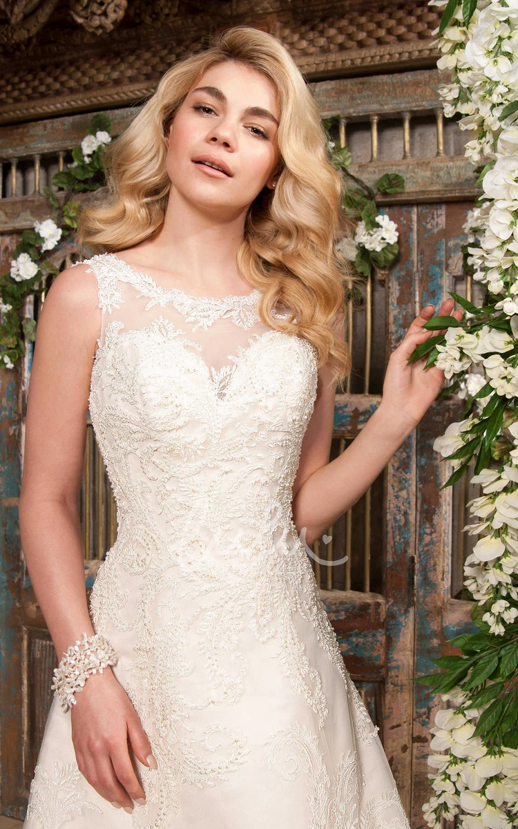 Strapless Lace Wedding Dress with Peplum and Mermaid Silhouette