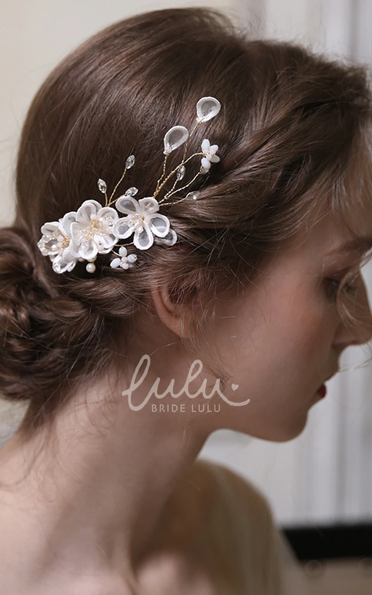 Ladies Charming Hairclips with Crystal