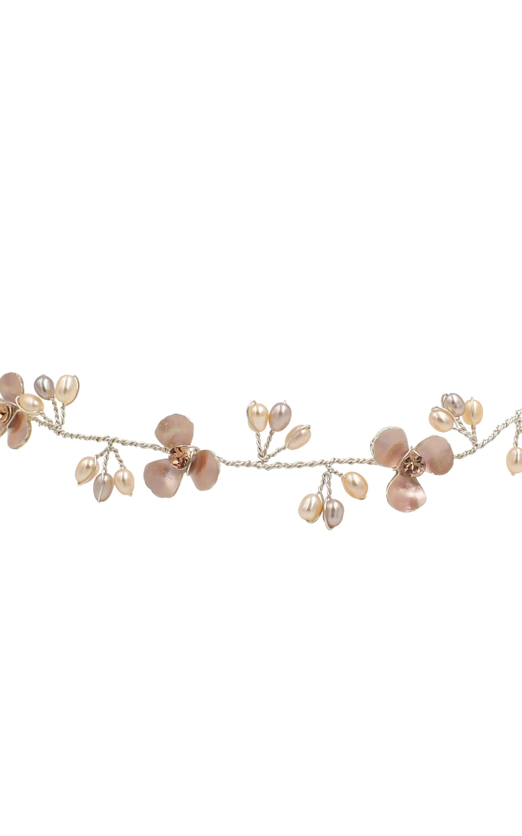 Delicate Fresh Rhinestone Flower Headbands