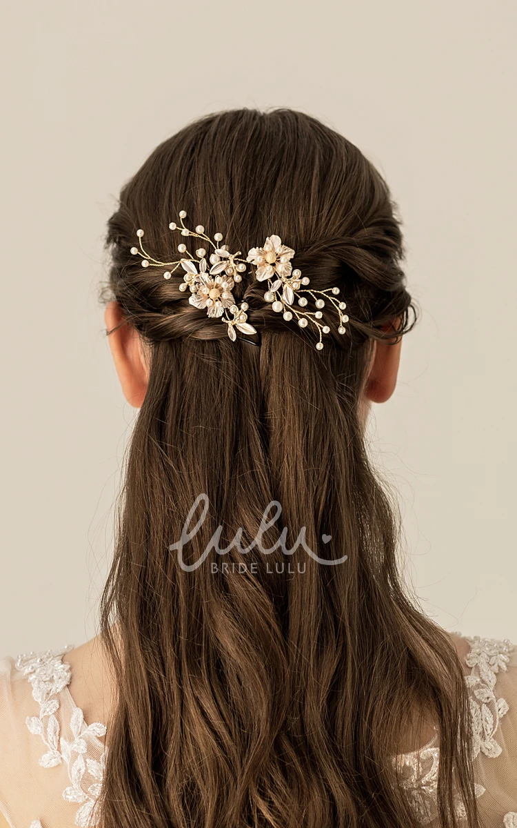 Handmade Classical Beaded Hair Pins