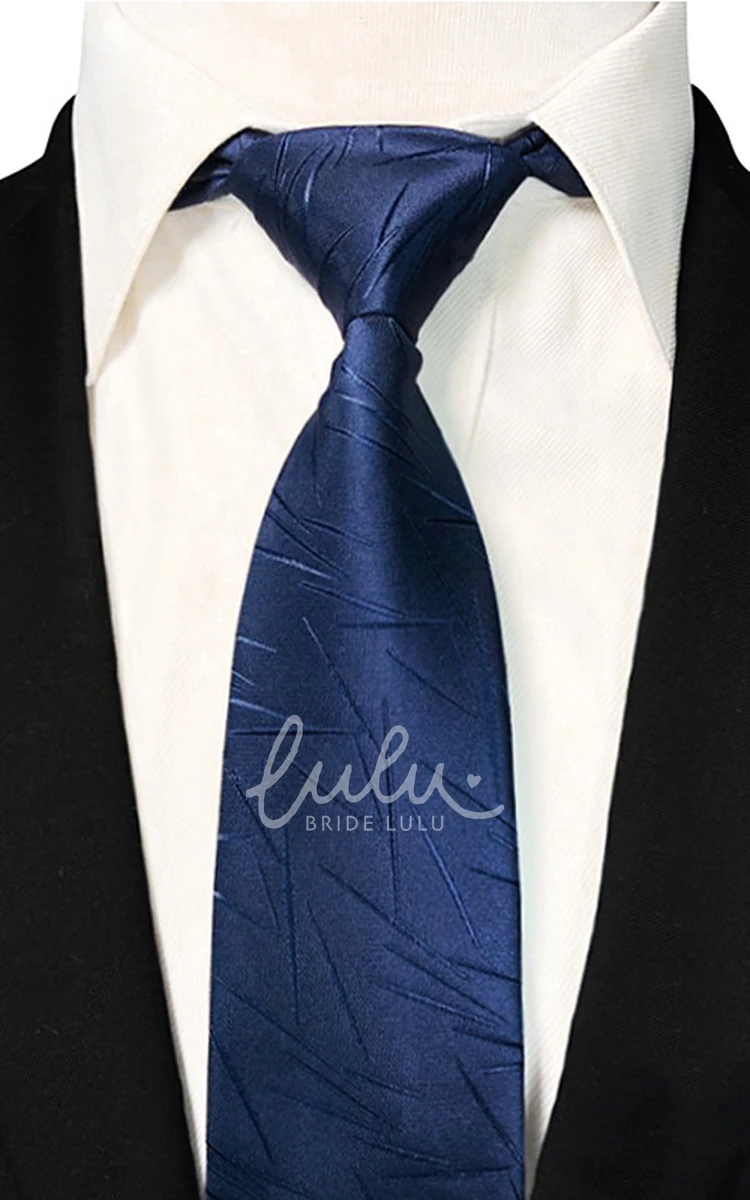 Striped Satin Wide Tie-12 Color Options