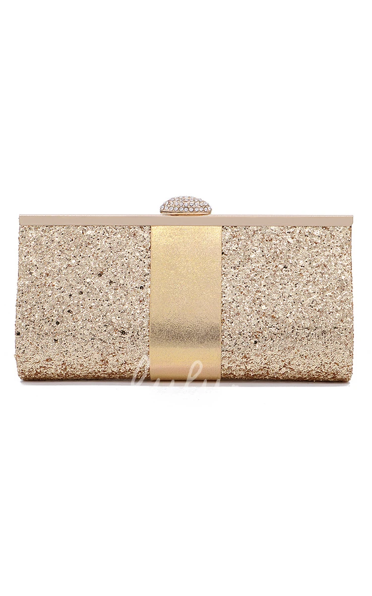 Sparkling Top Clasp Minaudiere