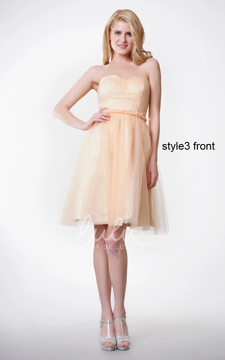 Short Satin Dress One Shoulder & Ruched Top for Women