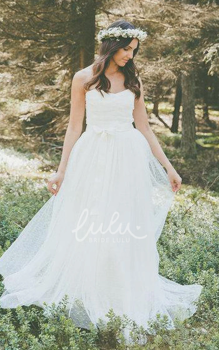 Vintage Boho Lace Wedding Dress Light Liona Unique