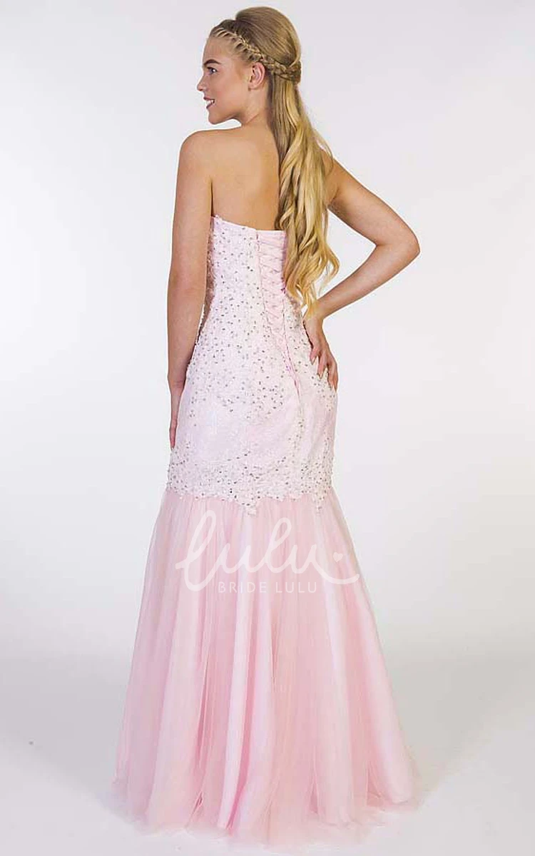 Beaded Sweetheart Trumpet Sleeveless Prom Dress Elegant 2024 Women's Formal Wear