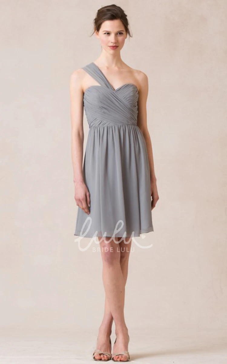 Chiffon Sleeveless Bridesmaid Dress with Criss Cross Straps Elegant Bridesmaid Dress