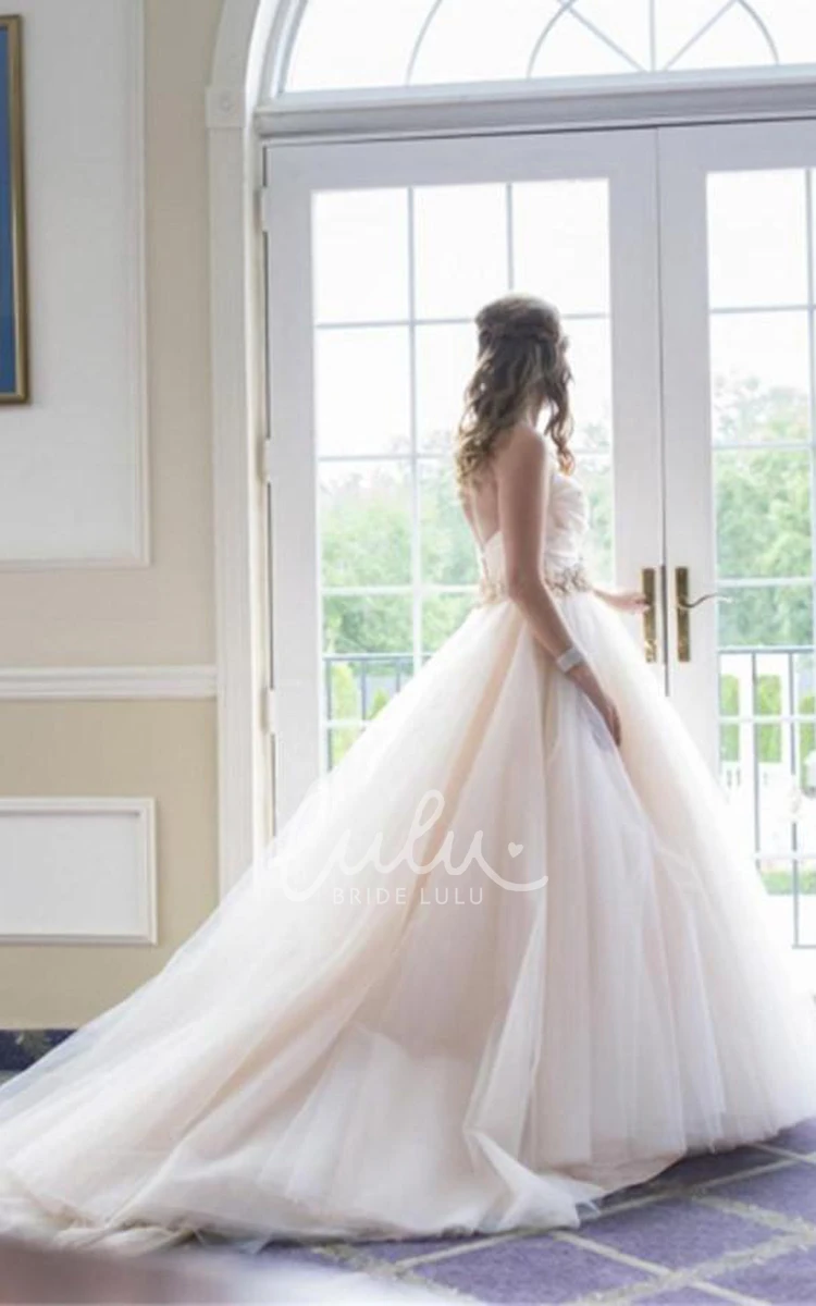 Tulle Sweetheart Ball Gown Wedding Dress