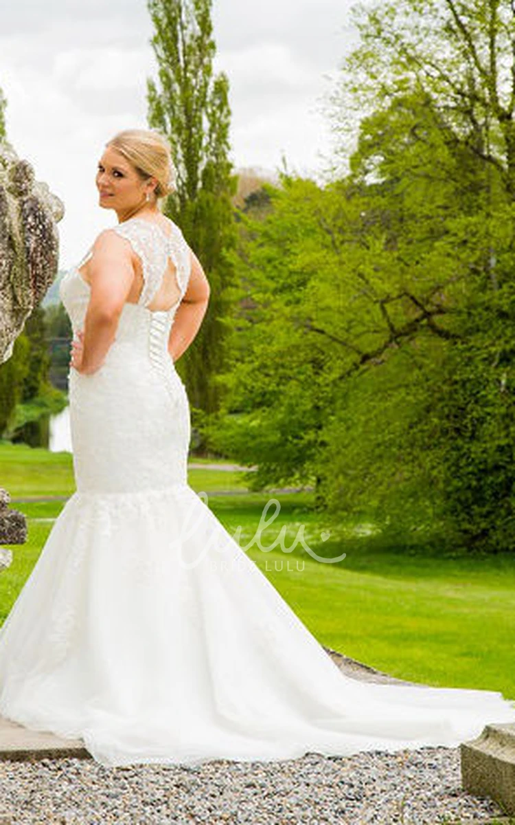 Mermaid Lace Wedding Dress with Sequins Straps and Sweetheart Neckline