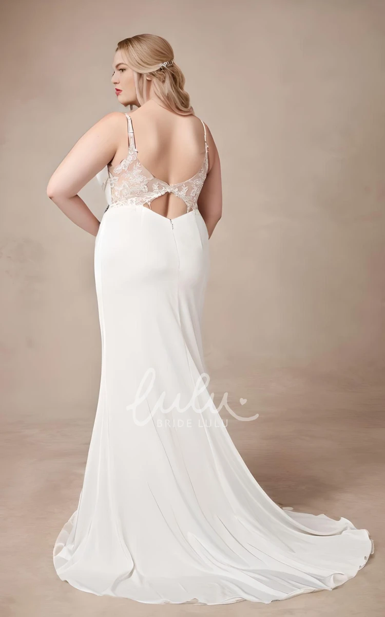 Elegant Mermaid Satin Sleeveless Wedding Dress Sexy Floor-length Bridal Dress