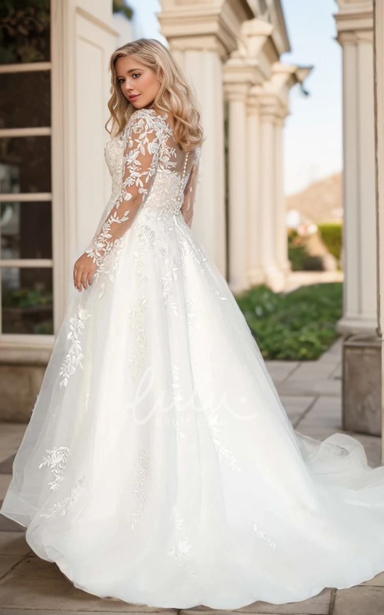 Elegant Lace Plus Size Petal Wedding Dress with Sweetheart Neckline Sweep Train